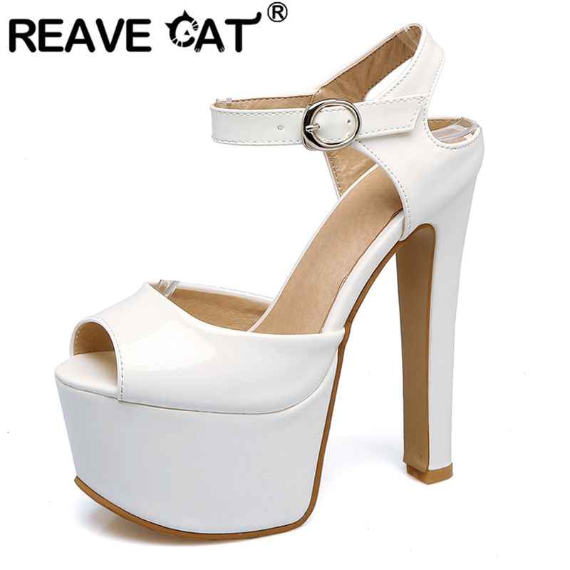 Women'S Shoes Kitten Heels - REAVE CAT Fashion Women Sandals Peep