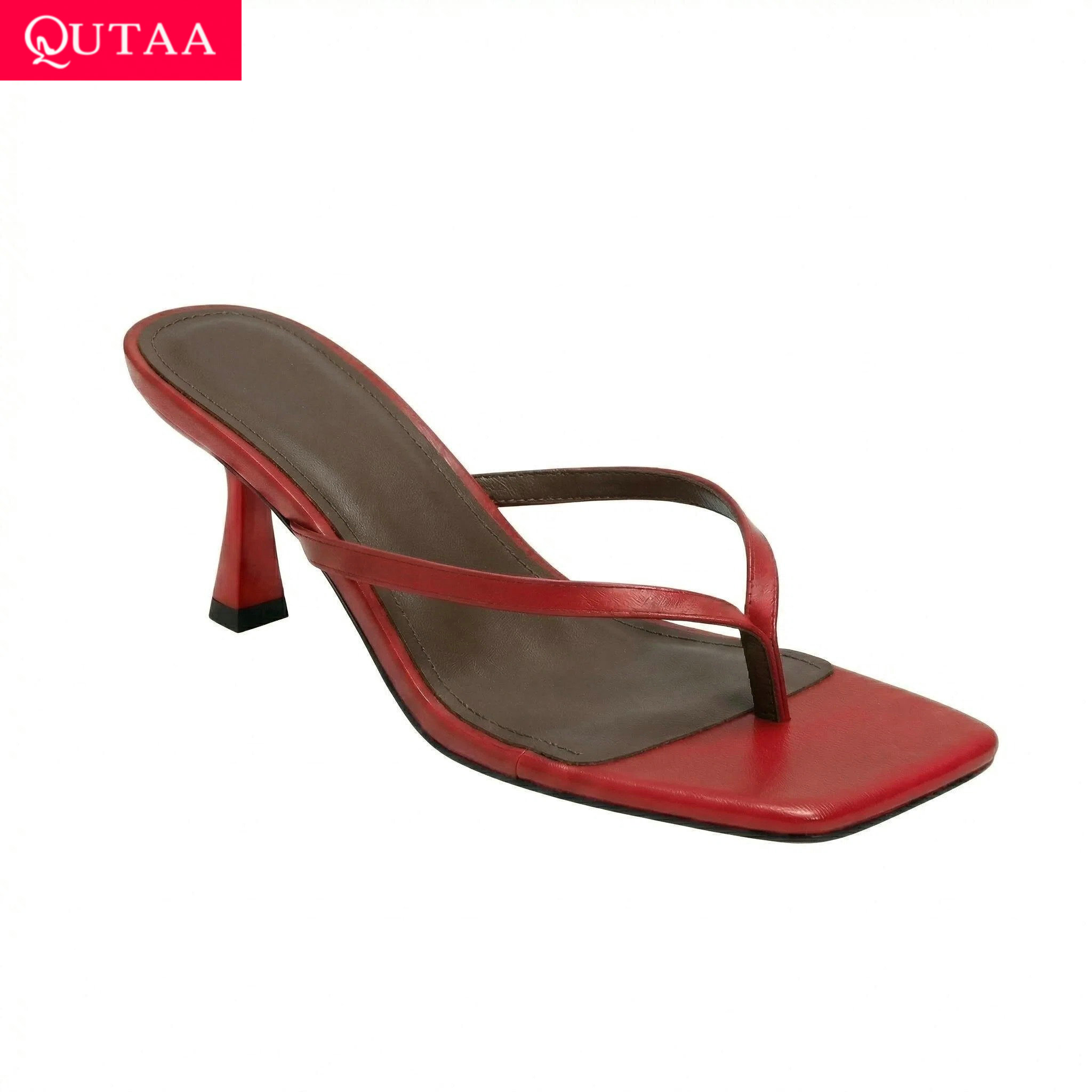 Women'S Shoes Kitten Heels - QUTAA News Fashion Flip-flops Women Summer