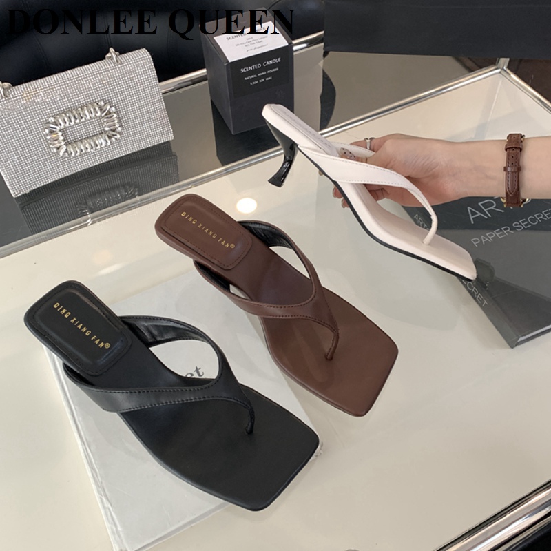 Women'S Shoes Size 40 In Us - Fashion Brand High Heel Slippers Women