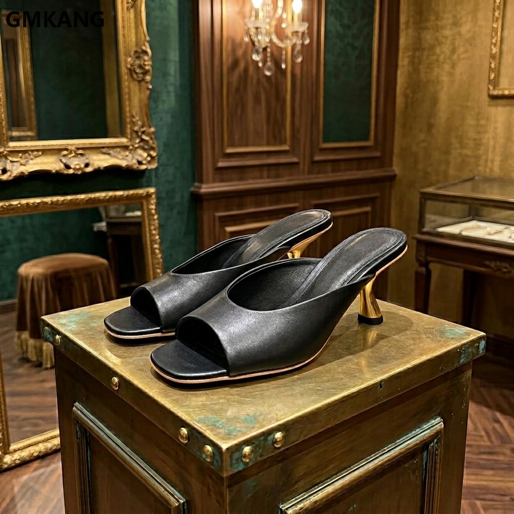 Women'S Shoes Kitten Heels - Women’s Square Toe Slip On Mule