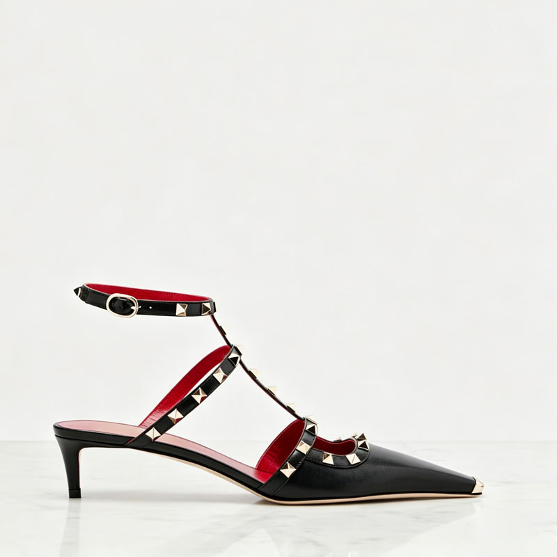 Platform Mule Heel - 2026 Women's Rivet Low Heel Square
