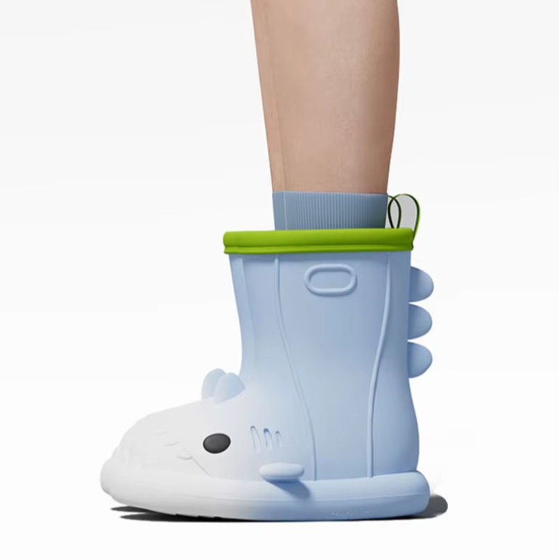Women'S Shoes For Neuropathy - Rain Boots Shark Botas Women Waterproof