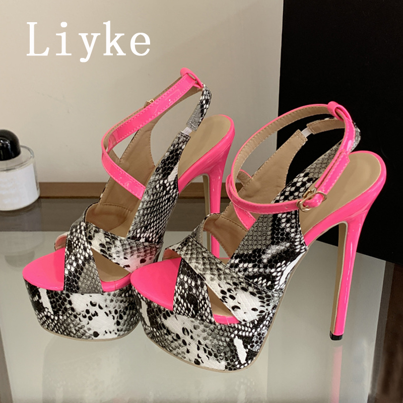 Leopard Print Heels - Liyke Sexy Extreme Thin High Heels