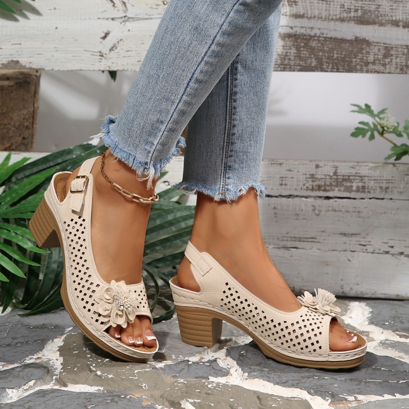 Women Chunky Heel Sandals Summ - огляд і ціна Women Shoes Model
