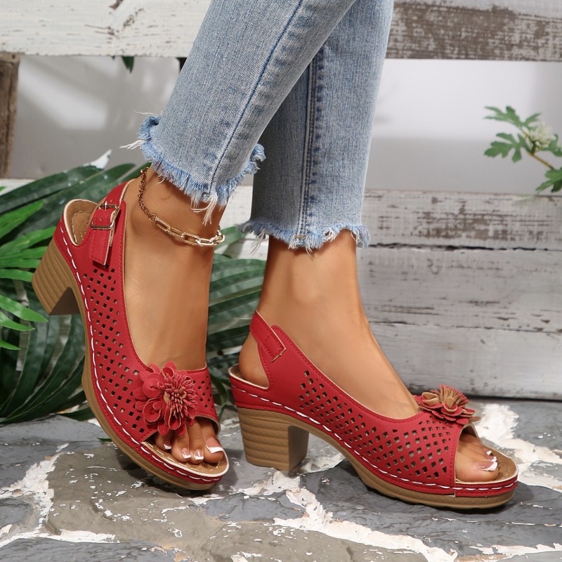 Women Chunky Heel Sandals Summ - огляд і ціна Women Shoes Model