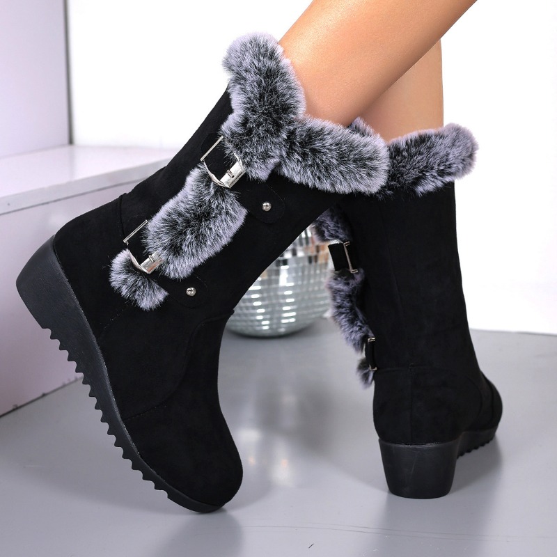 Winter Women Snow Boots Black  - огляд і ціна Women'S Shoes Size 40 In Us