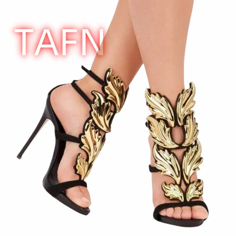 Women Gladiator Sandals Narrow - огляд і ціна Leopard Print Heels