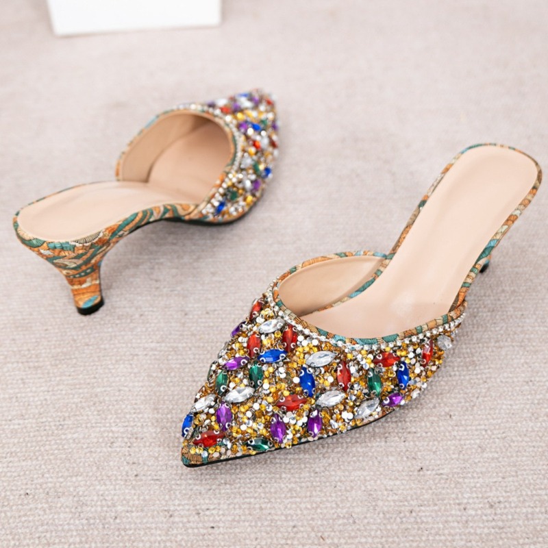 Luxury Rhinestone Kitten Heel  - огляд і ціна Women'S Shoes Kitten Heels