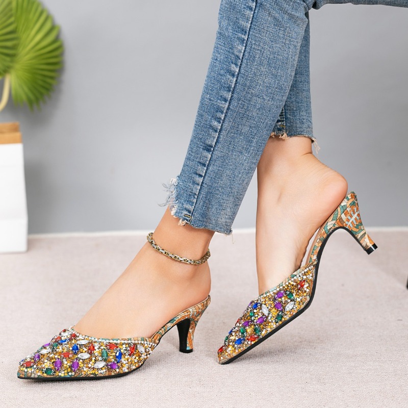 Luxury Rhinestone Kitten Heel  - огляд і ціна Women'S Shoes Kitten Heels