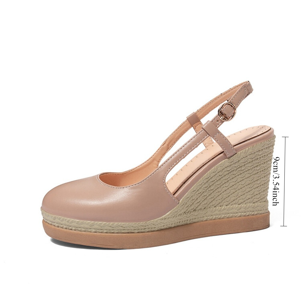 Women's T‑Strap Wedge Sandals  - огляд і ціна Espadrille Wedge Shoes