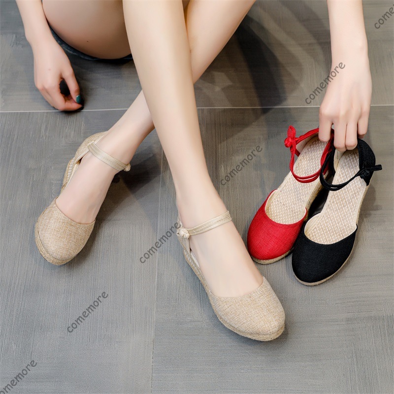 Comemore Sandals High Heel Sum - огляд і ціна Espadrille Wedge Shoes