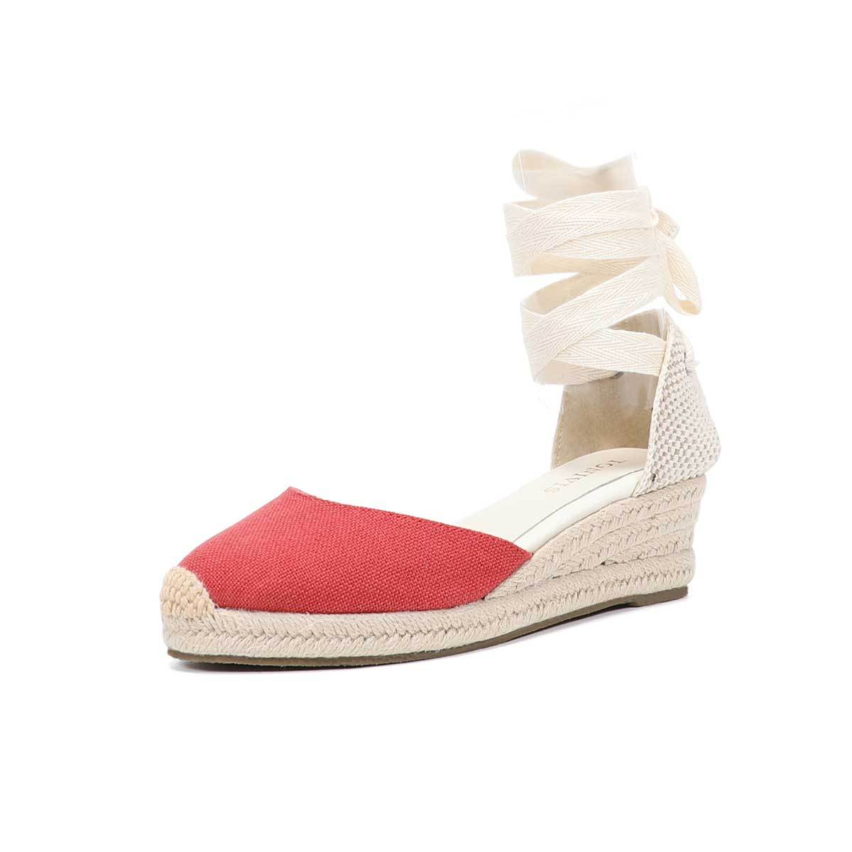 Women Wedge Espadrilles Lace U - огляд і ціна Espadrille Wedge Shoes