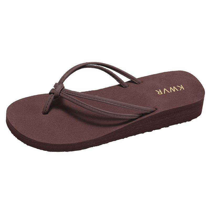 Women Brown Flip Flops Summer  - огляд і ціна Women'S Shoes Kitten Heels