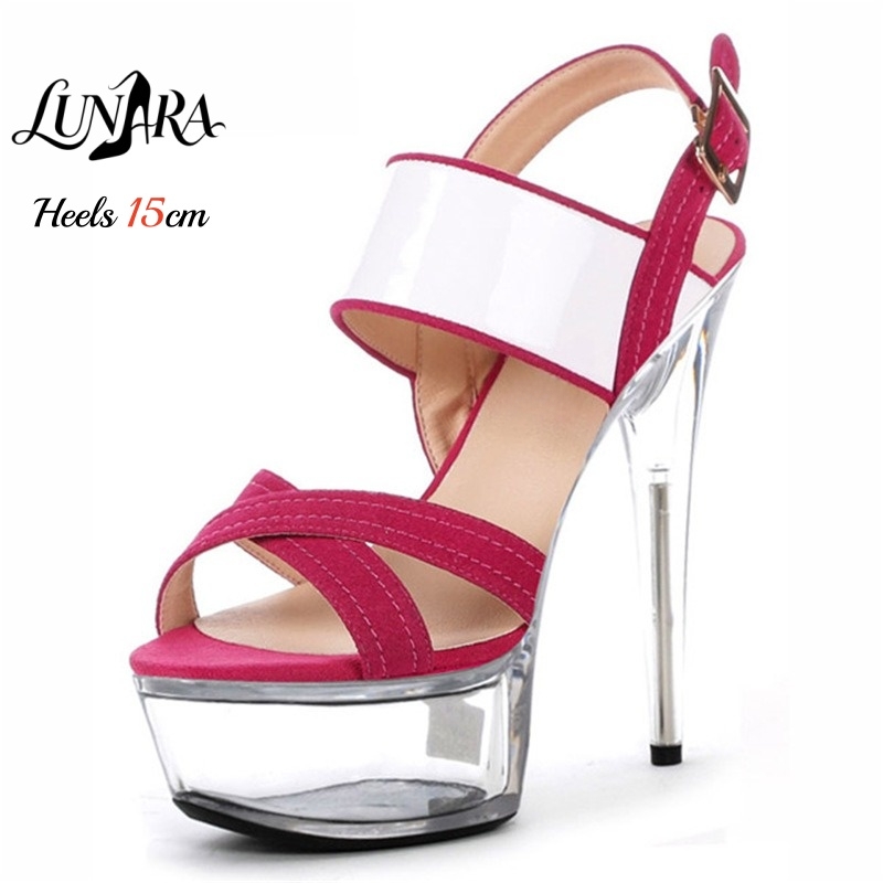 15cm/6Inch Clear Platform Stil - огляд і ціна Platform Mule Heel