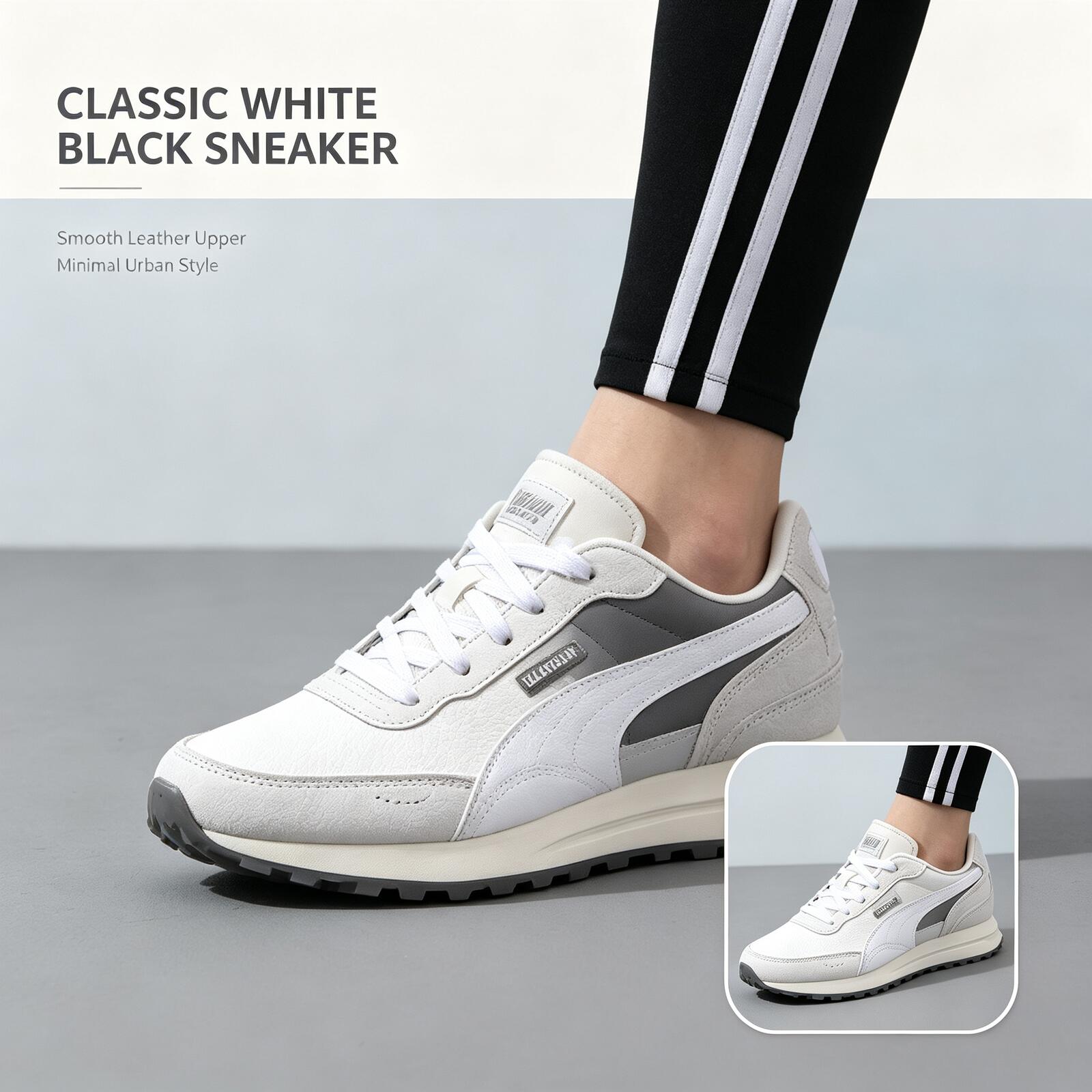 PUMA Men White Black Low Top S - огляд і ціна Women Shoes Puma
