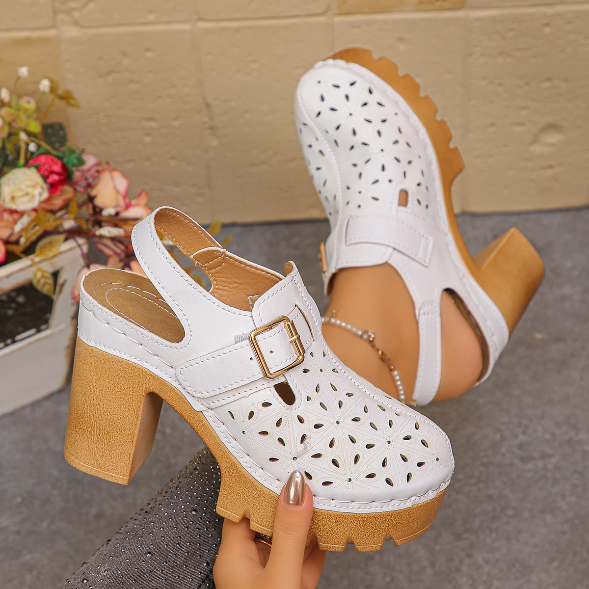 Large Size Women's Thick Heel  - огляд і ціна Women Shoes Model