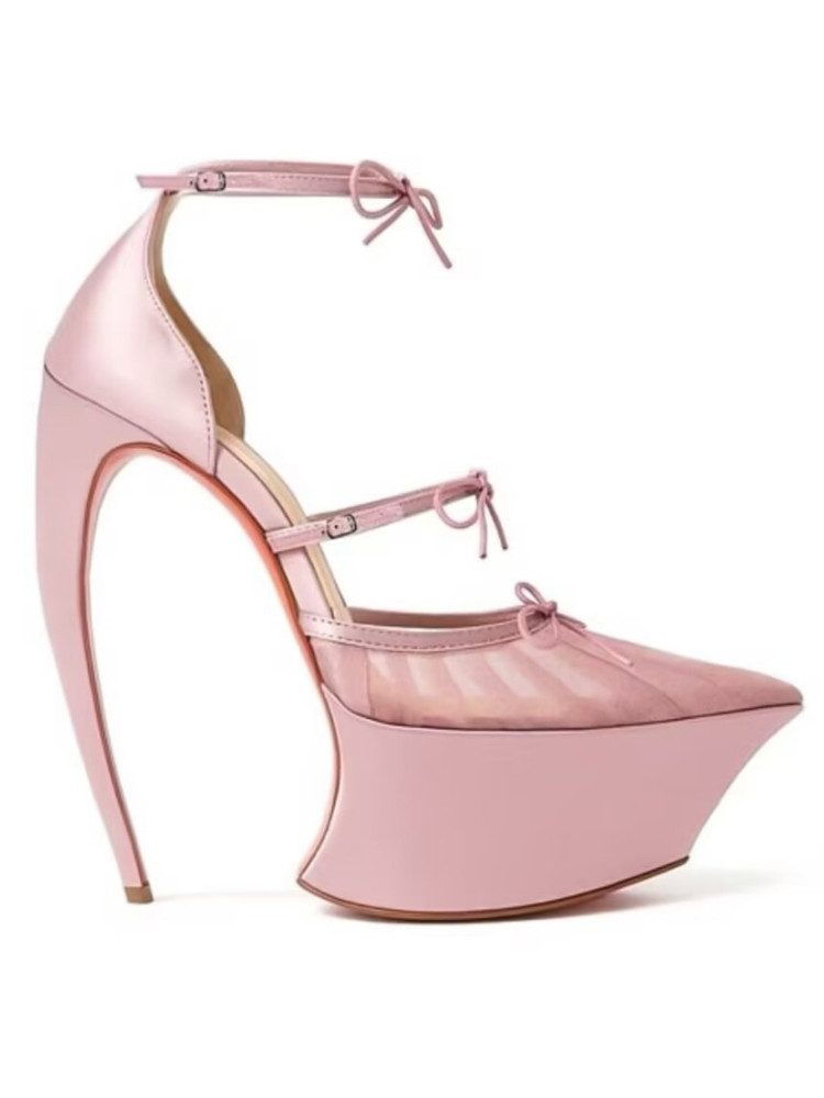 2026Women's Spring/Summer New  - огляд і ціна Platform Mule Heel
