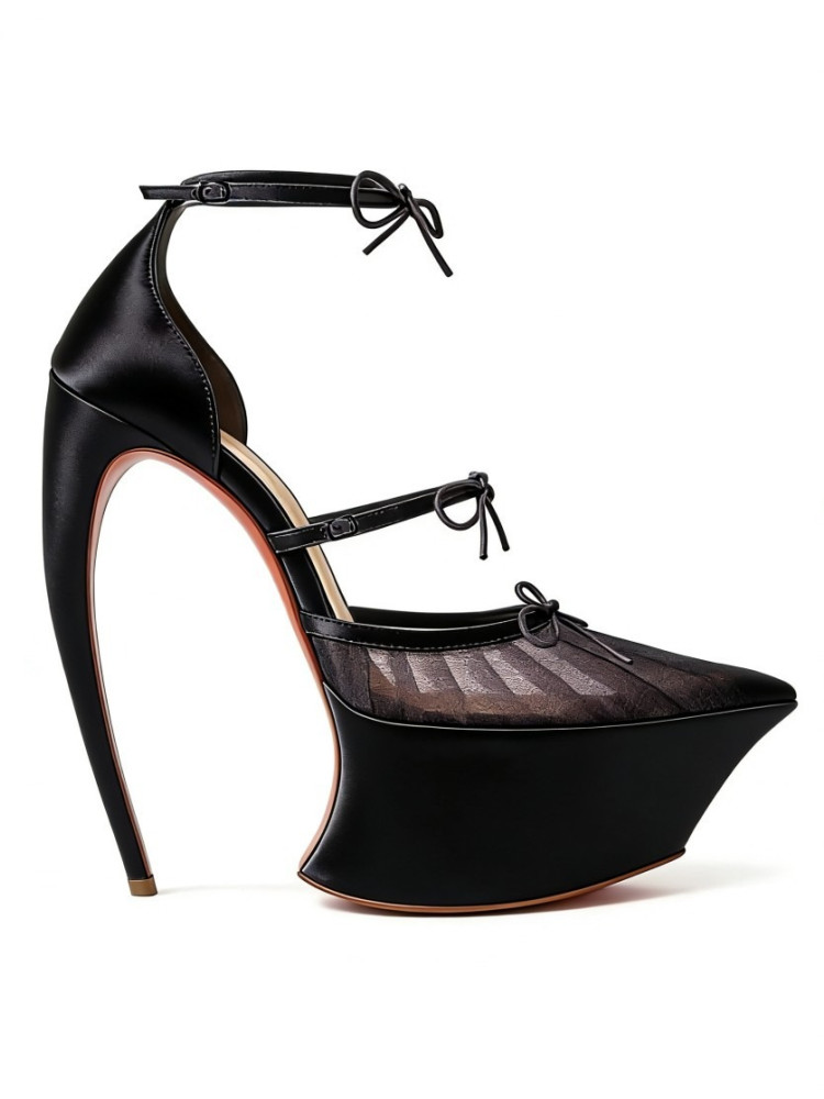 2026Women's Spring/Summer New  - огляд і ціна Platform Mule Heel