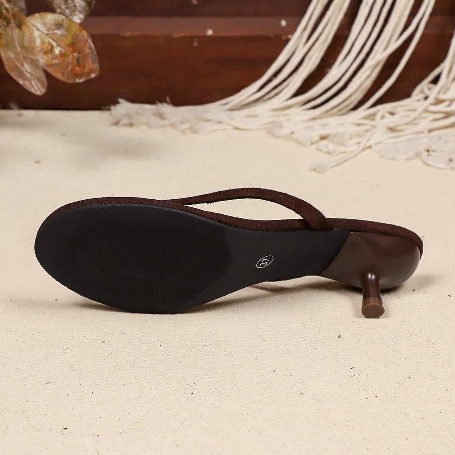 New Faux Suede Heeled Thong Sa - огляд і ціна Women'S Shoes Kitten Heels