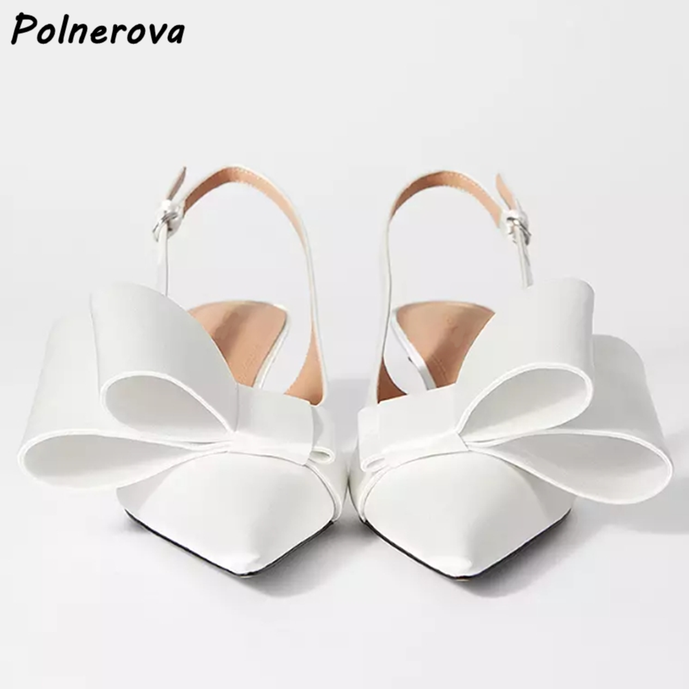 White Butterfly Knot Sandals K - огляд і ціна Women'S Shoes Kitten Heels