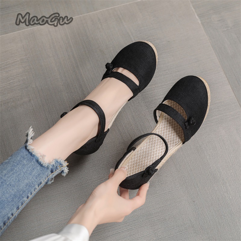 Women's Linen Espadrille Wedge - огляд і ціна Espadrille Wedge Shoes