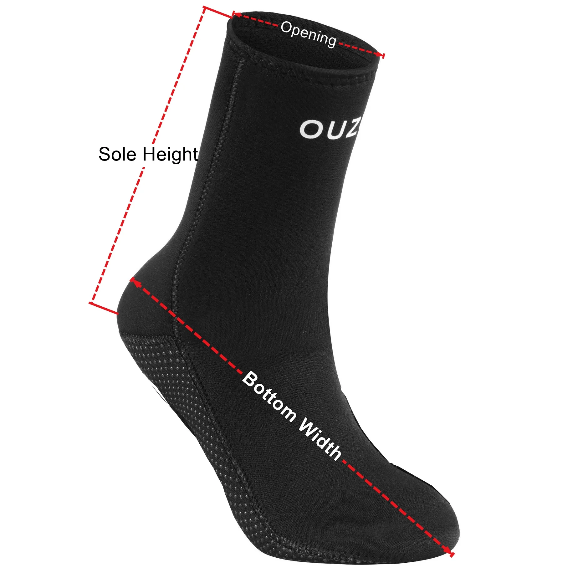 Neoprene 3mm/5mm Diving Socks  - огляд і ціна Women'S Shoes For Neuropathy